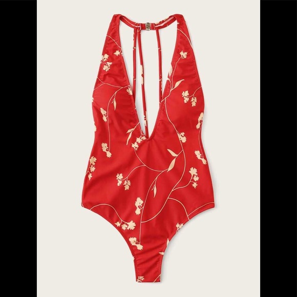 Flower Print Banyans One Piece Swimsuit - Picture 4 of 7